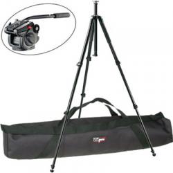 Tripode Manfrotto 501HDV 055XBK Pro video head 13.2 lbs tripode clasico